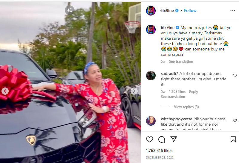  Tekashi69 (6ix9ine) mother