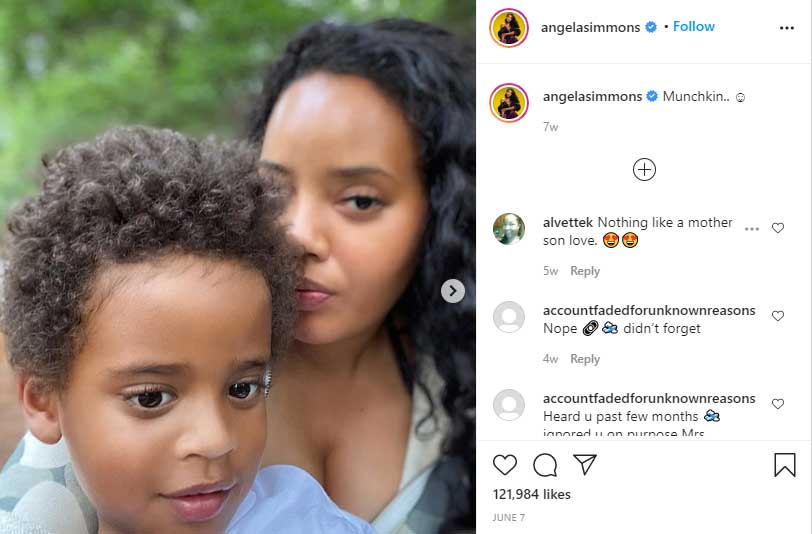 Sutton Joseph Tennyson son Angela Simmons