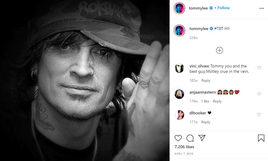 Tommy Lee ex huband Pamela Anderson