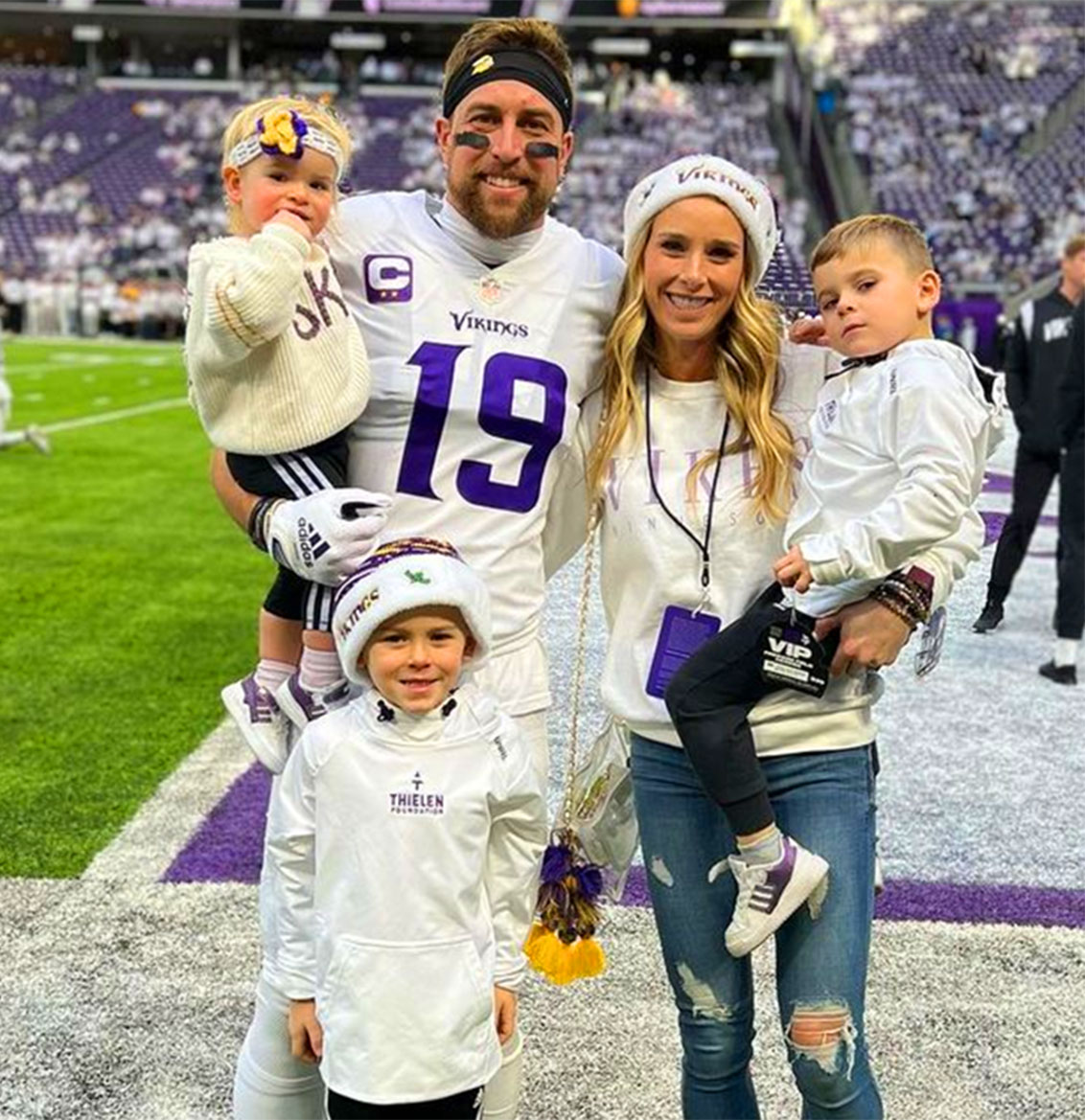 Adam Thielen family