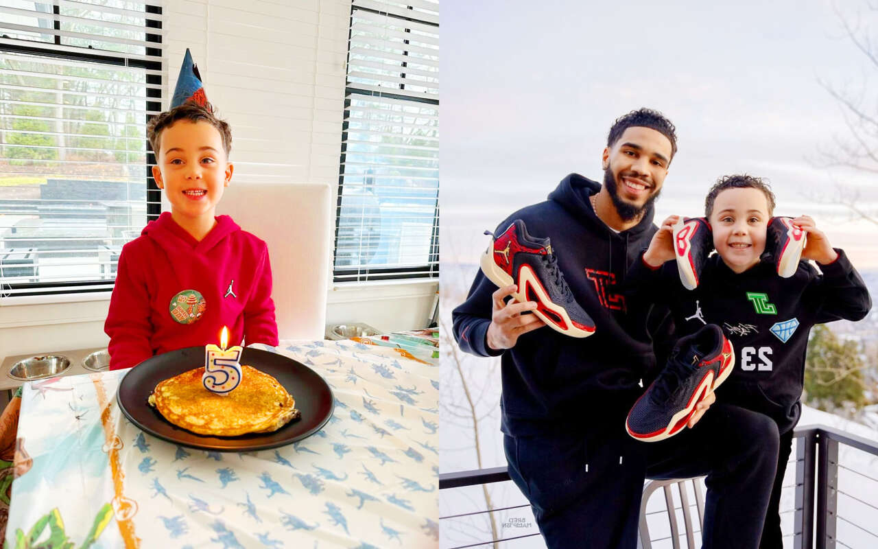 Jayson Tatum kids - son Jayson Tatum Jr